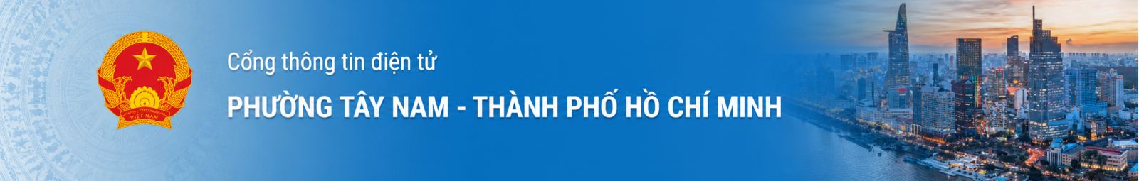 Cổng thông tin điện tử UBND Phường Tây Nam