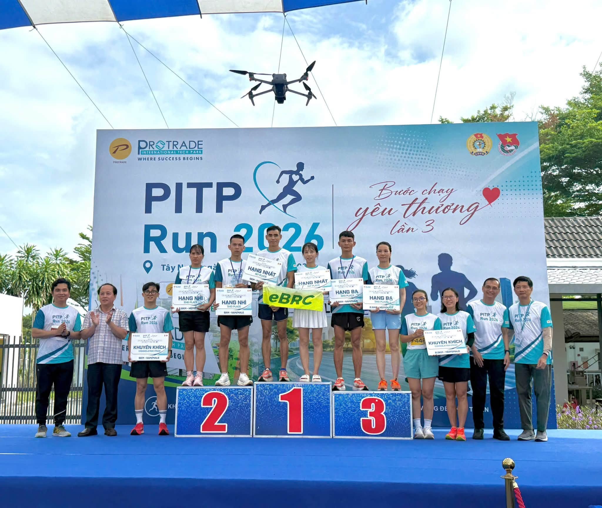 UBND PHƯỜNG TÂY NAM THAM DỰ sự kiện chạy bộ cộng đồng thường niên "PITP RUN 2026