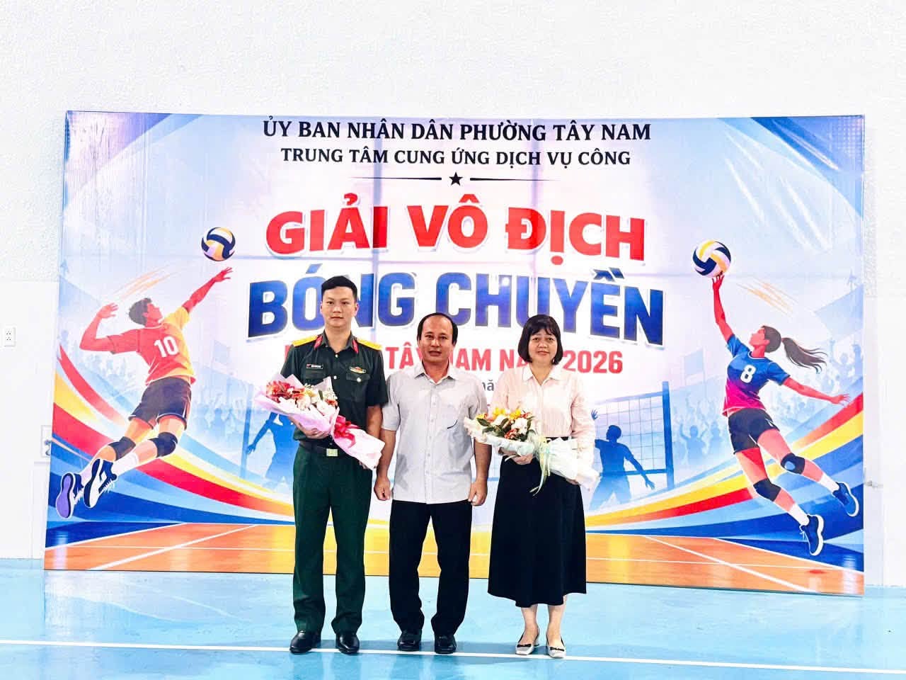 Phường Tây Nam tổ chức Giải vô địch bóng chuyền năm 2026