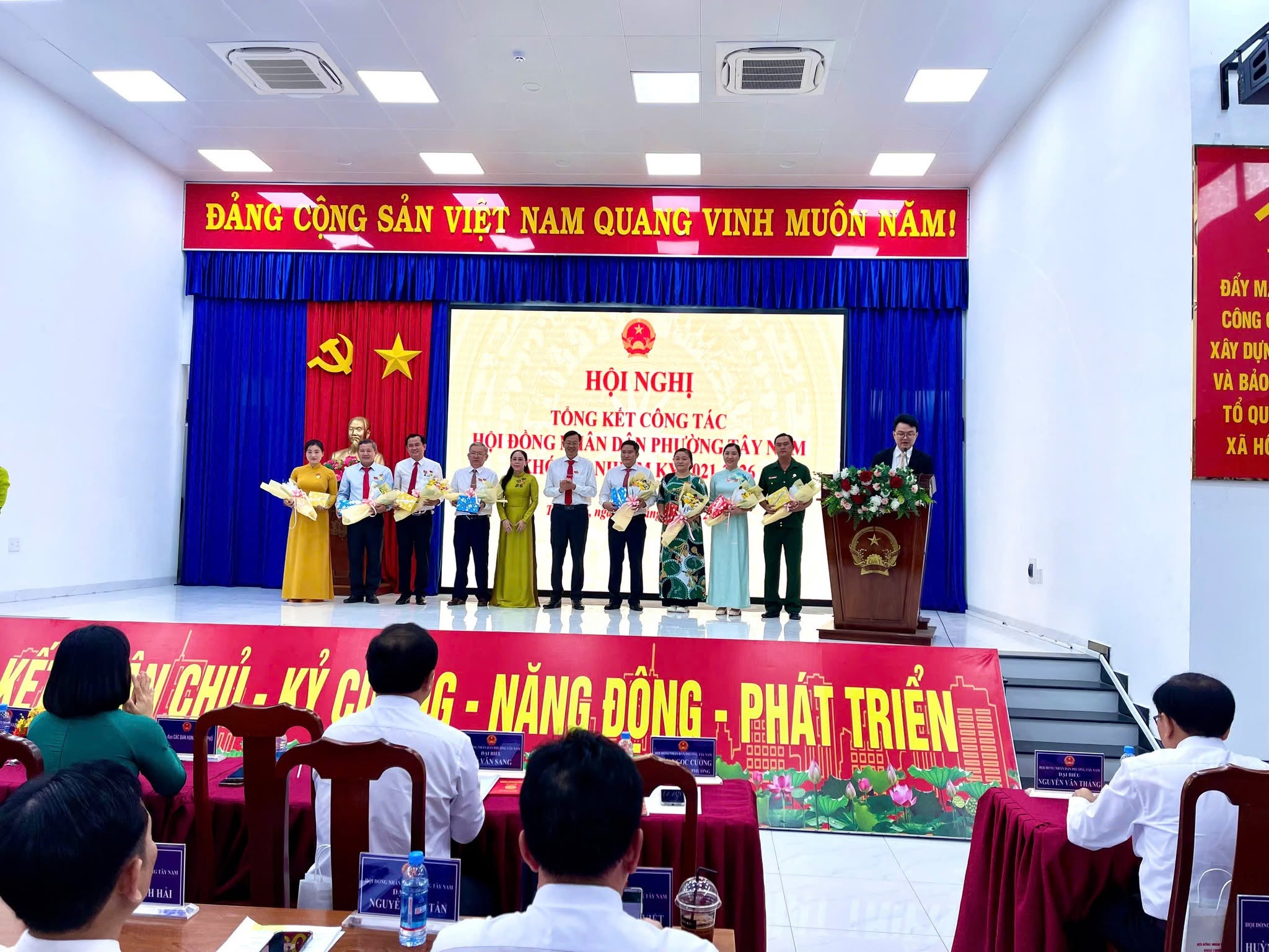 HĐND PHƯỜNG TÂY NAM ĐÁNH GIÁ HOẠT ĐỘNG NHIỆM KỲ 2021–2026