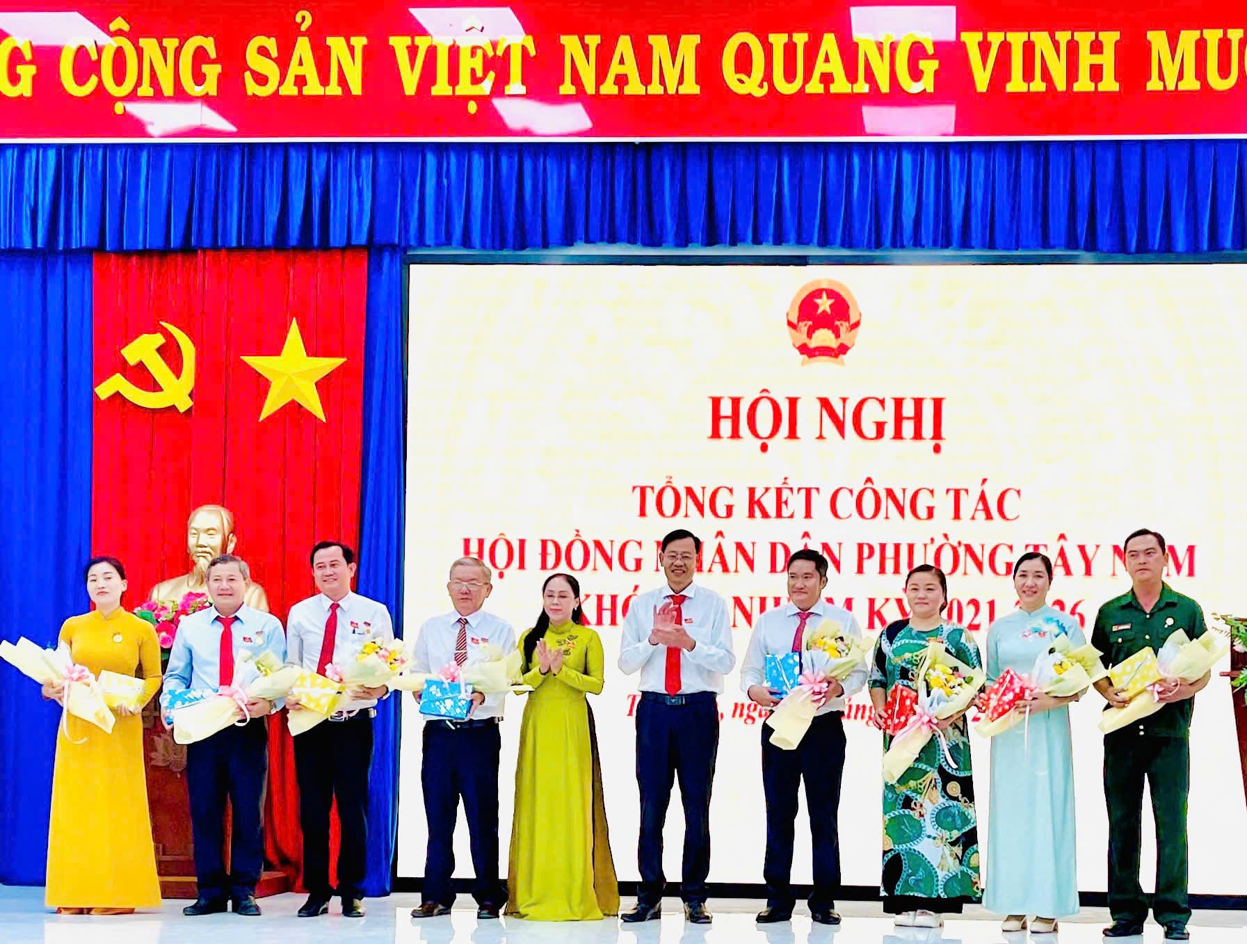 HĐND PHƯỜNG TÂY NAM ĐÁNH GIÁ HOẠT ĐỘNG NHIỆM KỲ 2021–2026